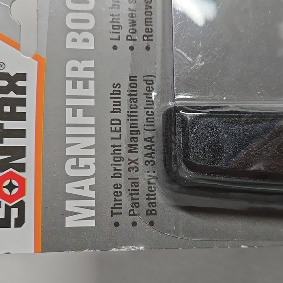 NEW In Pkg. Magnifier Book Light 3X Magnification Adjustable Brightness LED - Picture 4 of 13